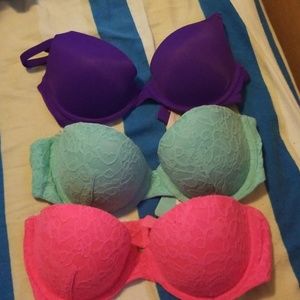 Pink Victoria Secret Bras